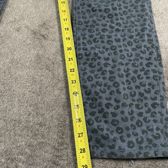 Anthropologie Pilcro and the Letterpress Fit/Stet Pants Size 32 Animal Velvet - Picture 8 of 14